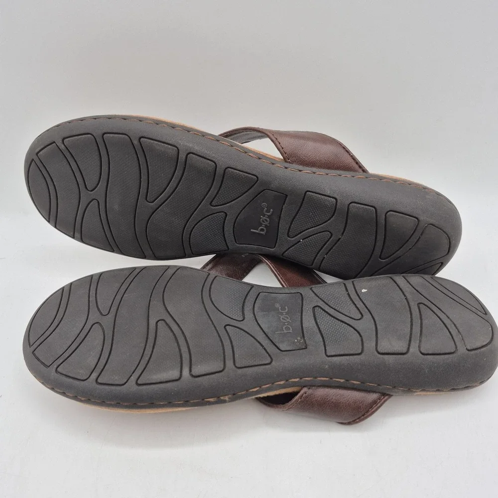 B.o.c Sandals Mens Size 10 Brown Thong‎ Flip Flop Comfort Shoes Casual Beach